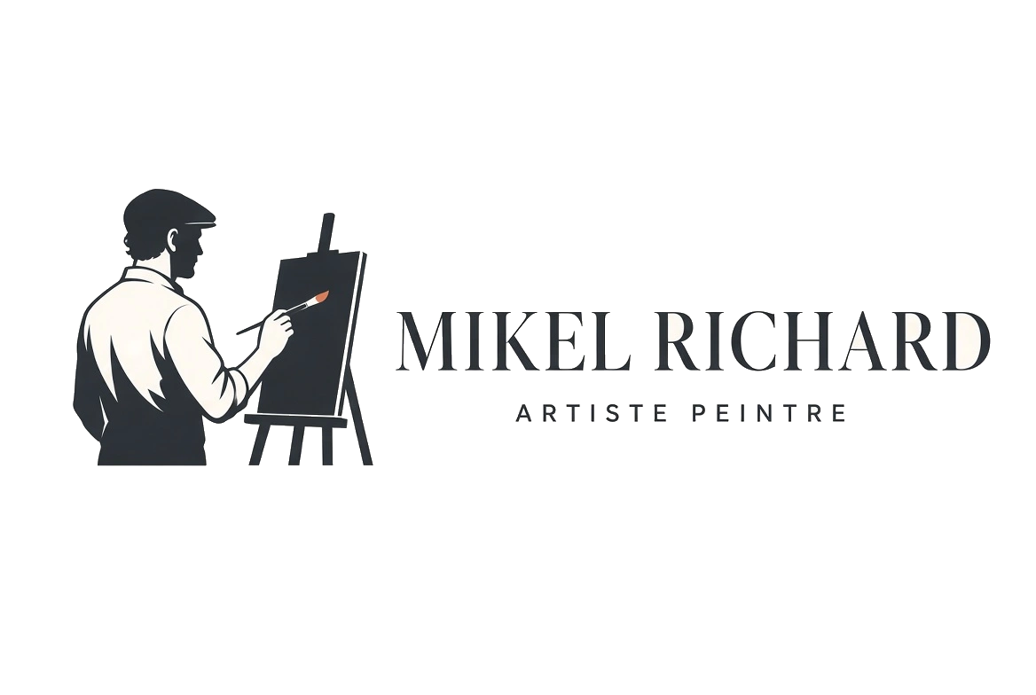Mikel Richard logo, painter