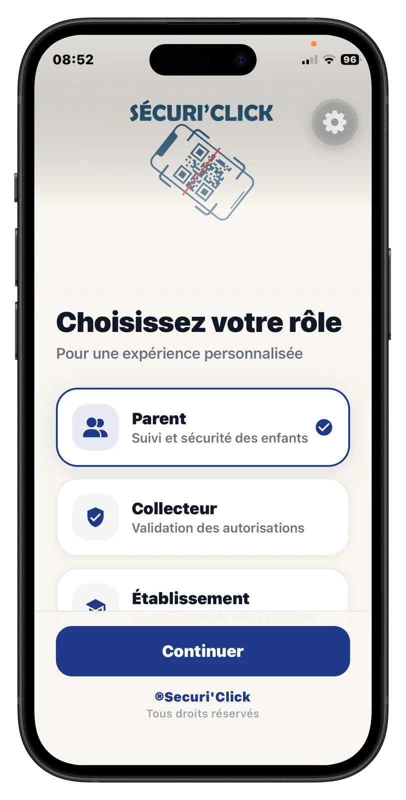 Sécuri’Click mobile application