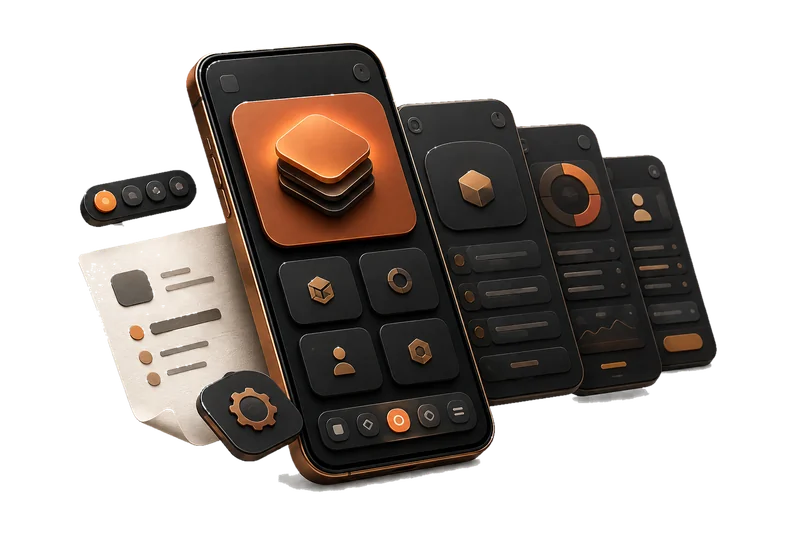 App screens ordered by priority