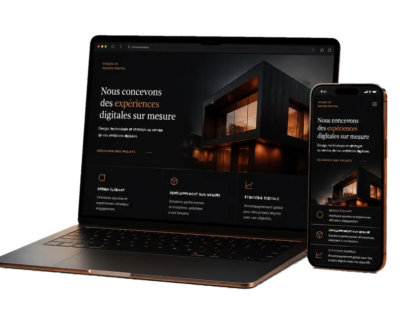 Preview of a website built for a business in Brignoles
