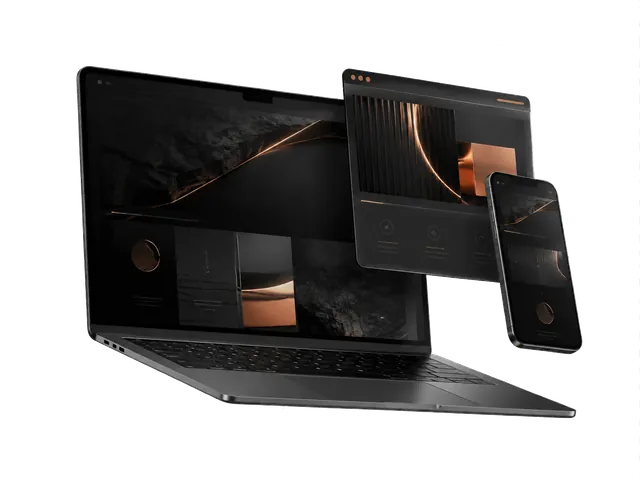 Website creation — aperçu visuel du service Shavod